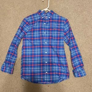 Vineyard Vines boys plaid shirt 100% cotton